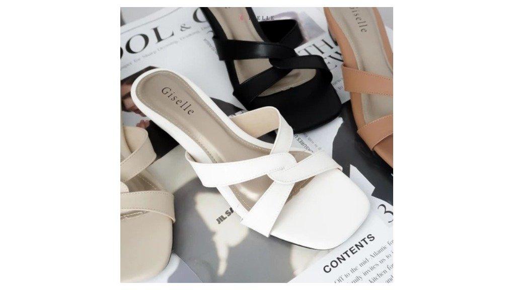 Giselle Colls - Edrea Sandal Heels Wanita 3 cm