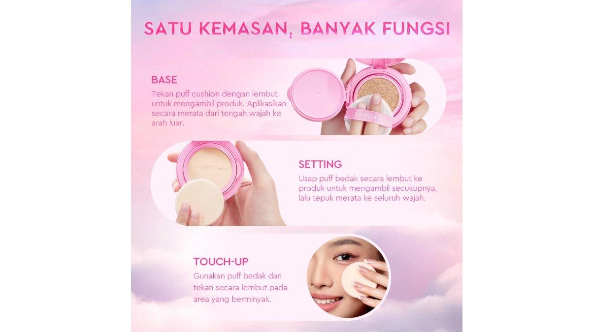 Glad2Glow 2in1 Perfect Pair Cushion Powder Foundation