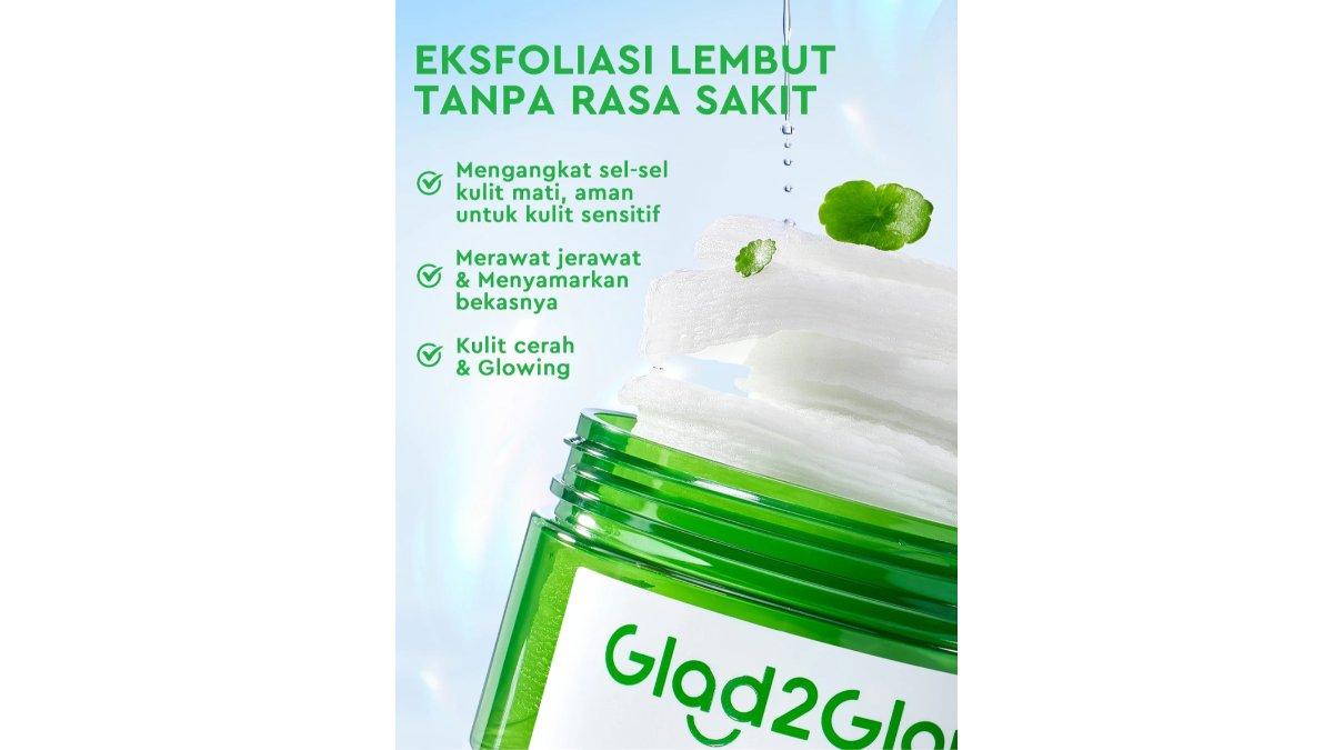 Glad2Glow Centella Salicylic Acid Exfoliating Acne Toner Pads