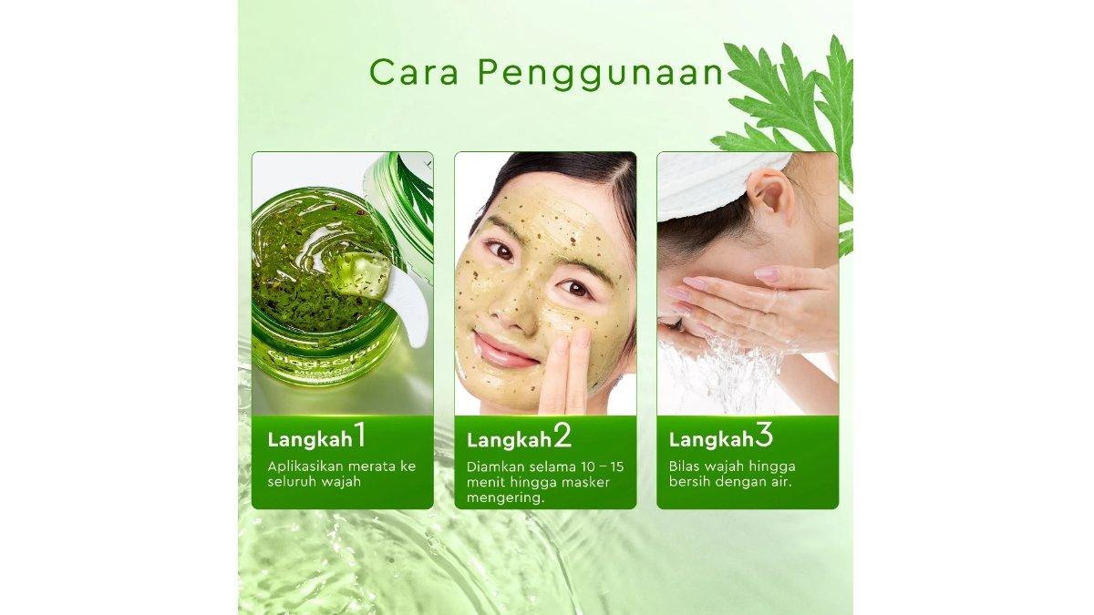Glad2Glow Mugwort Acne Gel Mask