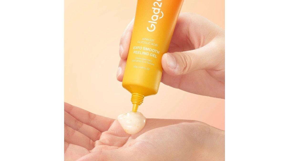 Glad2Glow Peeling Gel Apricot Glycolic Acid Exfo Smooth