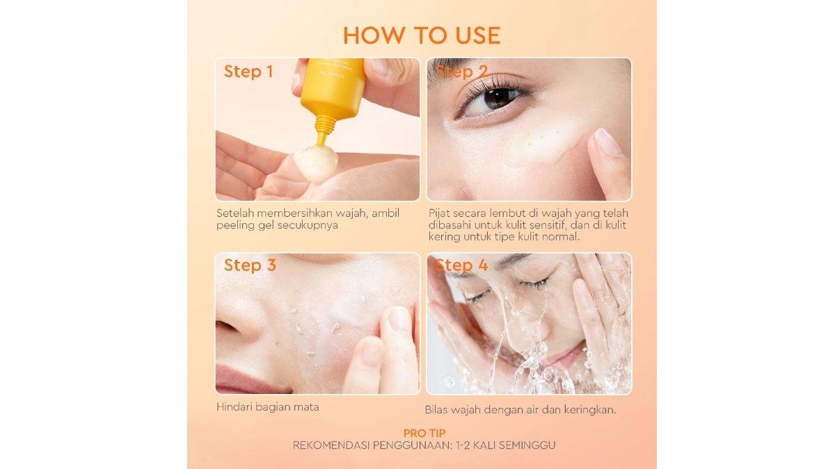 Glad2Glow Peeling Gel Apricot Glycolic Acid Exfo Smooth