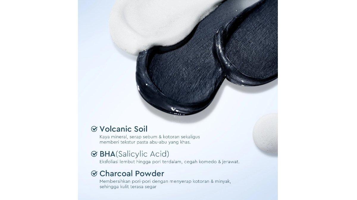 Glad2glow Volcanic Ash+BHA Deep Pore Clean Facial Cleanser