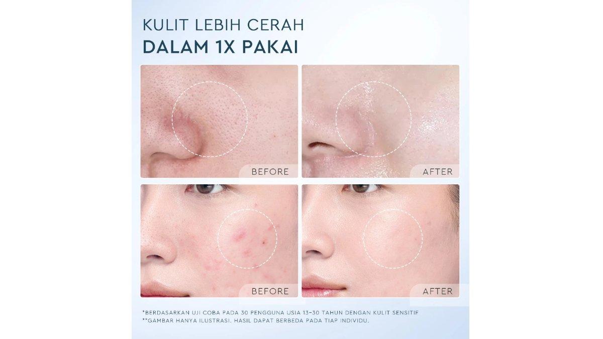 Glad2glow Volcanic Ash+BHA Deep Pore Clean Facial Cleanser