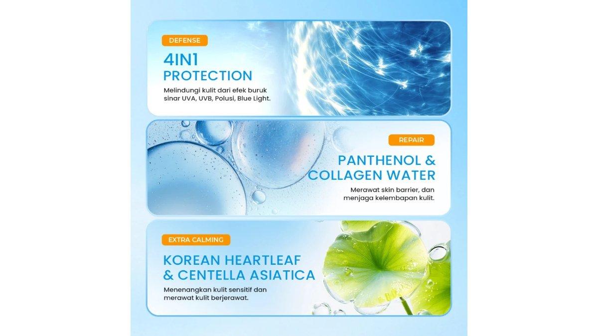 Hanasui Lightweight Pro Calming Sunscreen SPF 50