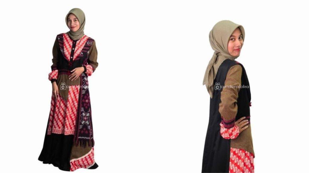 Hasna Dress Batik Mix Tenun