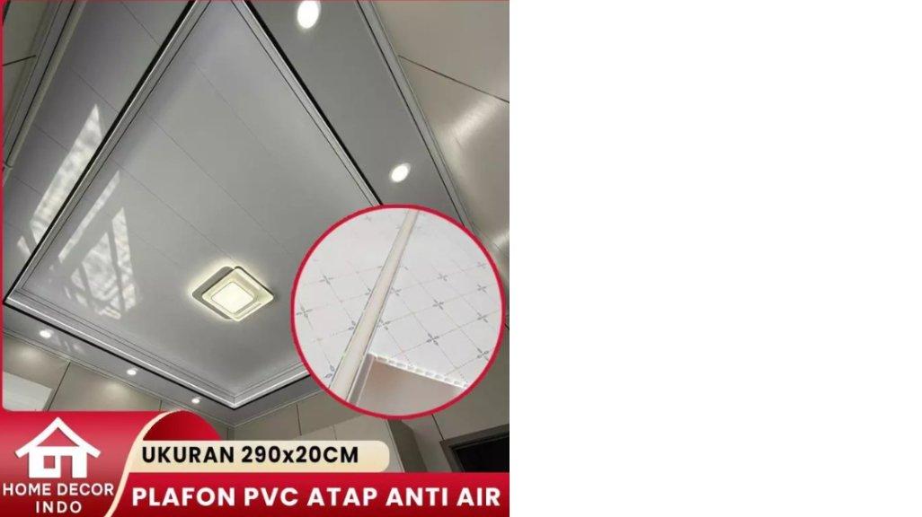 Home Decor -Plafon PVC Lembaran Glossy 290x20cm Motif Beragam Rumah Kamar Ruang Tamu
