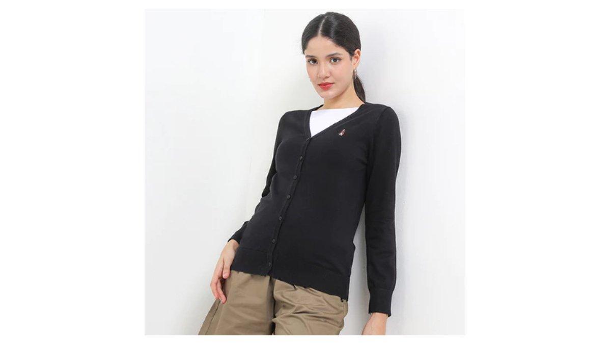 Hush Puppies Cardigan Wanita Keenly Black