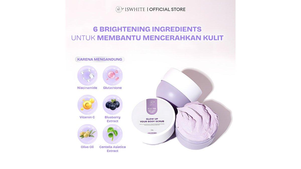 ISWHITE Glow Up Your Body Scrub