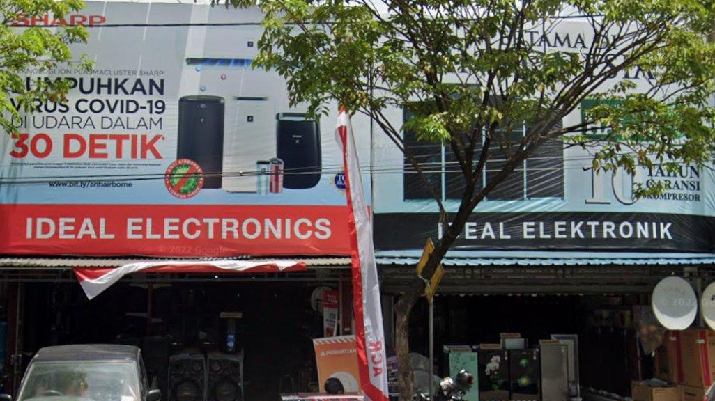 Foto Toko Ideal Elektronik di Selumit Pantai, Tarakan Tengah, Kota Tarakan, Kalimantan Utara, yang diambil Google Maps pada Agustus 2022.