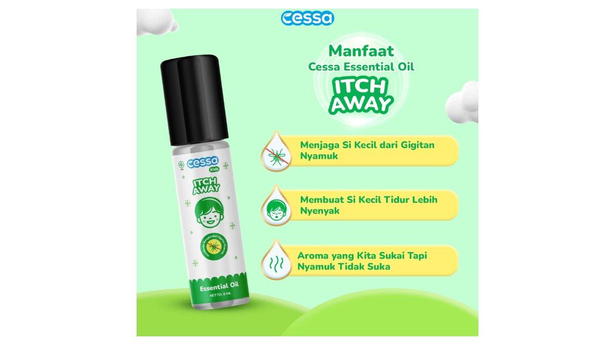 Ilustrasi Cessa Kids ITCH Away - Essential Oil Menjaga Anak Dari Gigitan Nyamuk