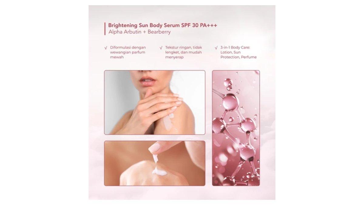 Ilustrasi Grace and Glow Body Sunscreen sunblock badan anti UV