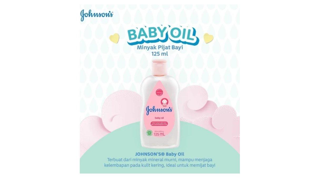 Ilustrasi JOHNSON'S Baby Oil yang sangat cocok memijat bayi