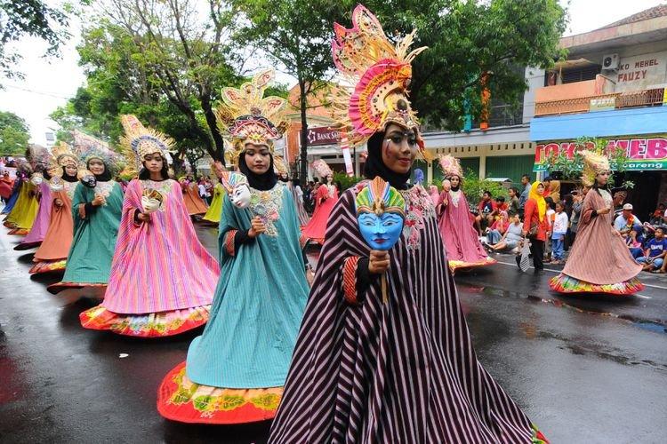 Ilustrasi Kostum Karnaval Perayaan 17 Agustus