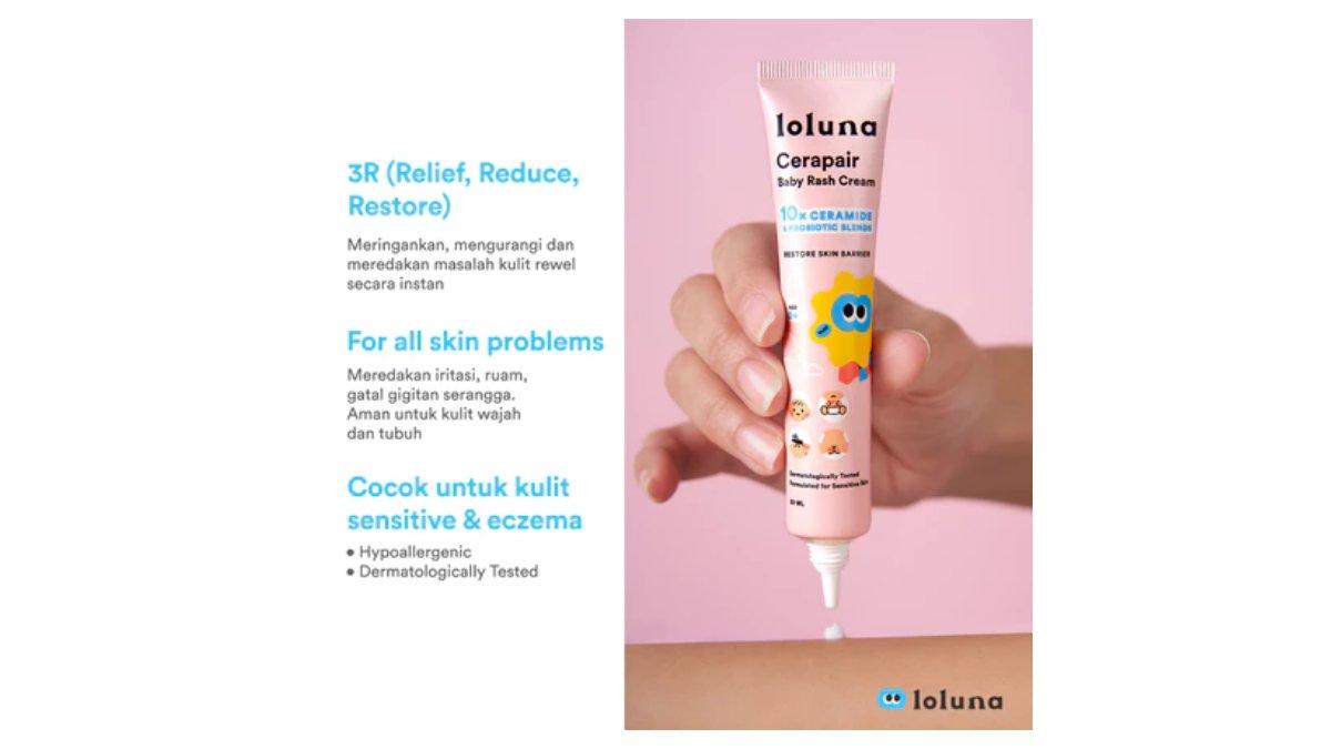 Ilustrasi Krim anti ruam, iritasi dan gatal gigitan serangga untuk bayi dan anak