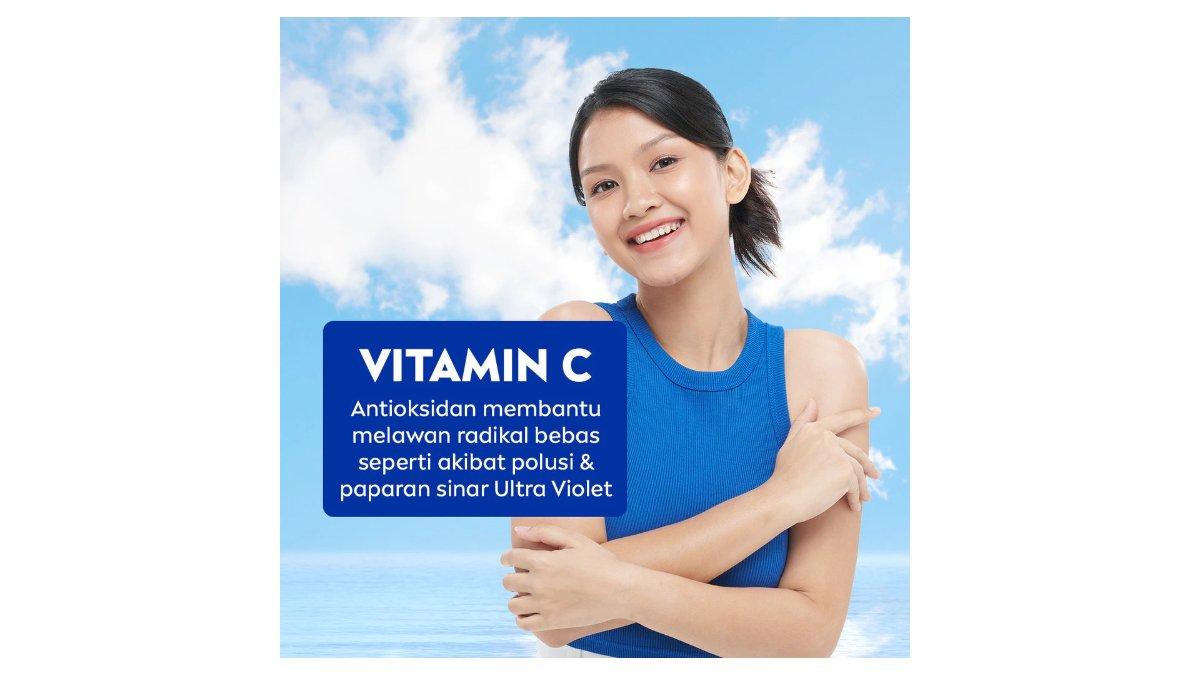 Ilustrasi NIVEA Body Lotion Daily Protection Sun SPF33 dengan vitamin C