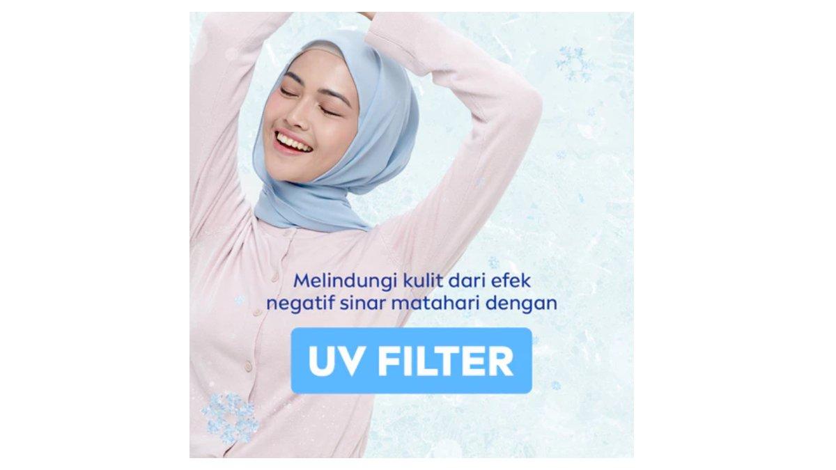 Ilustrasi NIVEA Body Serum Extra Bright Hijab Cooling yang melindungi dari sinar paparan matahari
