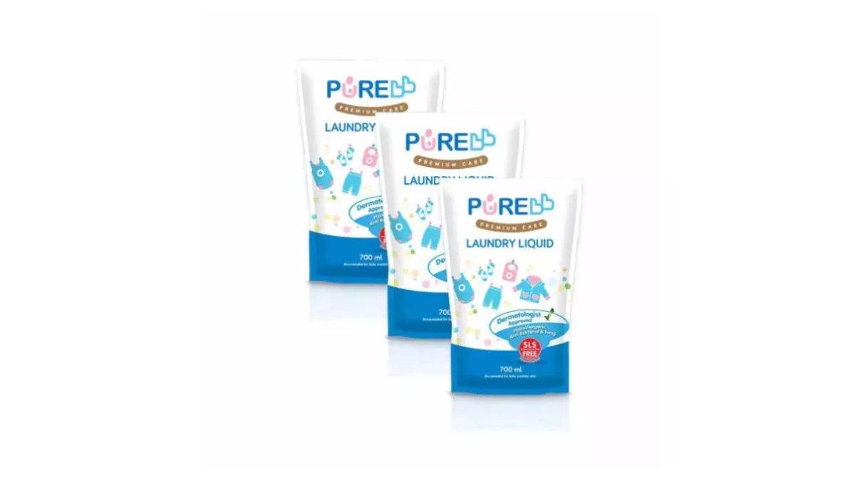 Ilustrasi PURE BB LAUNDRY LIQUID 700ml Sabun Cuci Baju Bayi Detergent Baby PUREBB