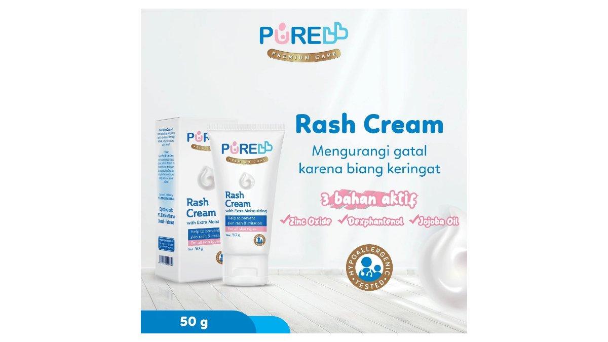 Ilustrasi PUREBB rash cream 50gr hypoallergenic - krim ruam popok