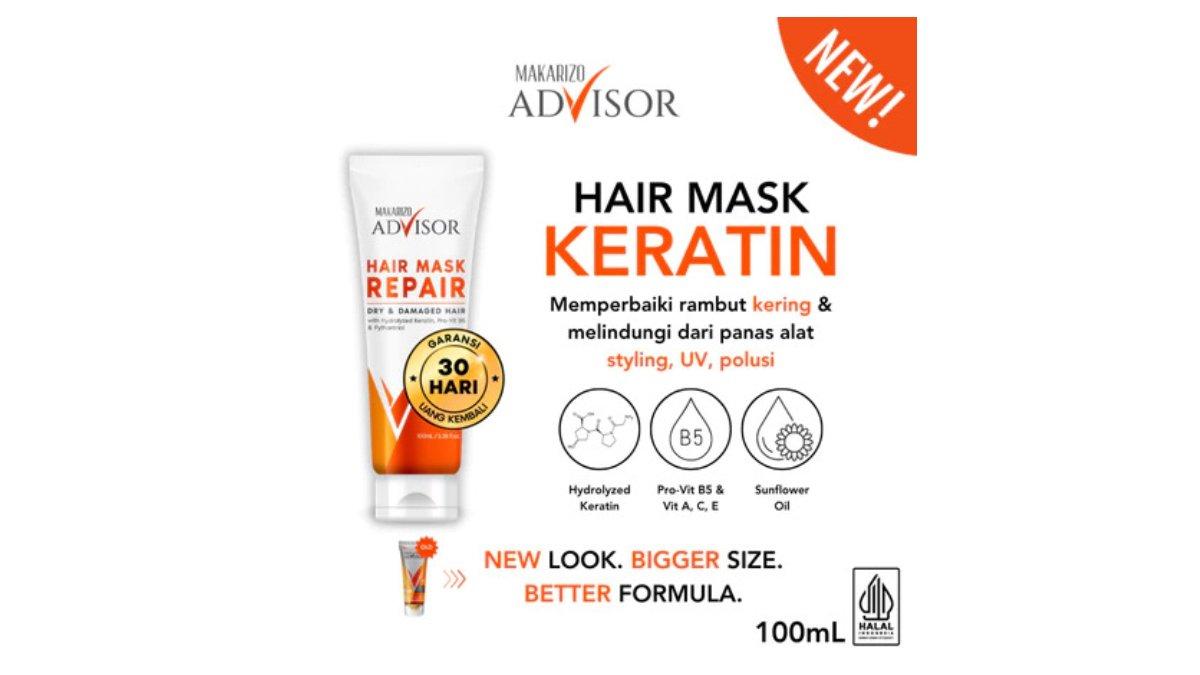 Review Lengkap Makarizo Advisor Hair Repair Mask: Manfaat, Kelebihan, Kekurangan - Tribunshopping.com