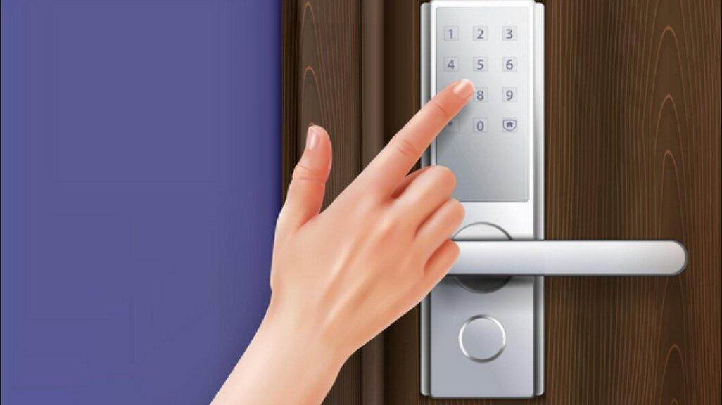 Ilustrasi Smart Door Lock.