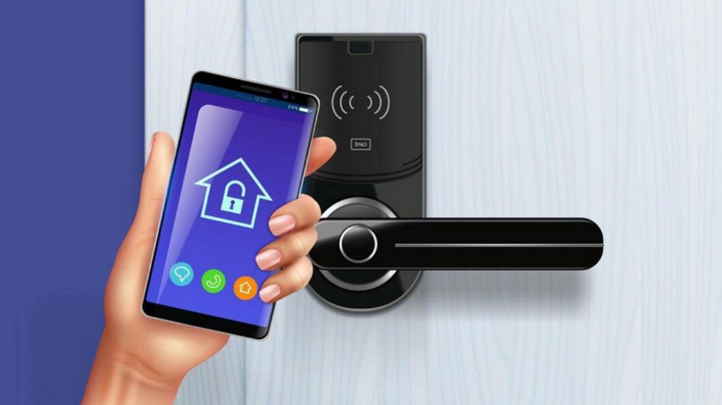 Ilustrasi Smart Door Lock.