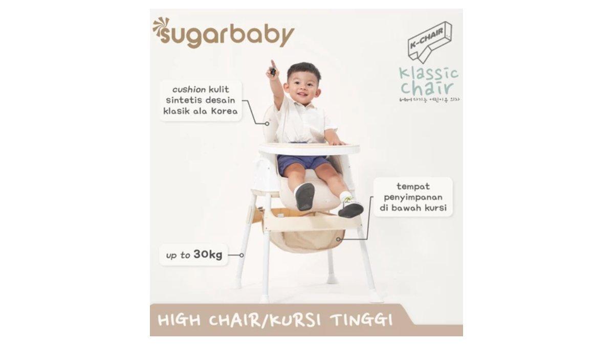 Ilustrasi Sugarbaby K-Chair Klassic Chair dengan 6 fungsi dan desain klasik ala Korea