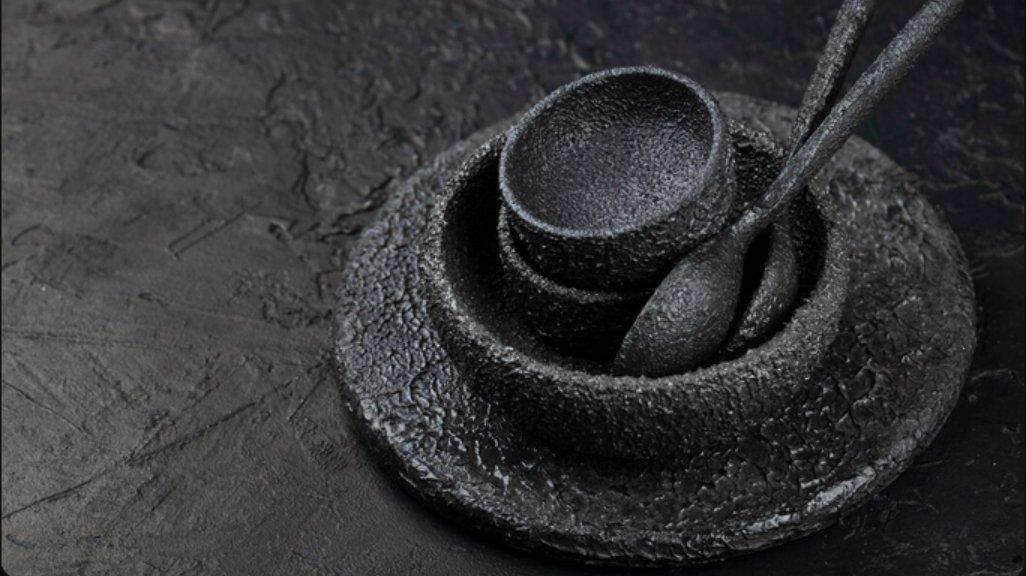 Ilustrasi cobek batu.