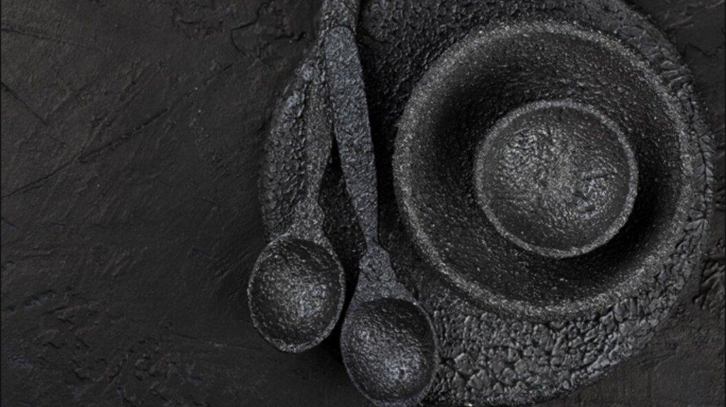 Ilustrasi cobek batu.