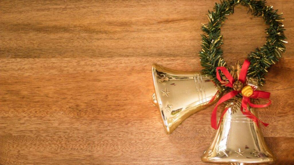 Ilustrasi dekorasi Natal.