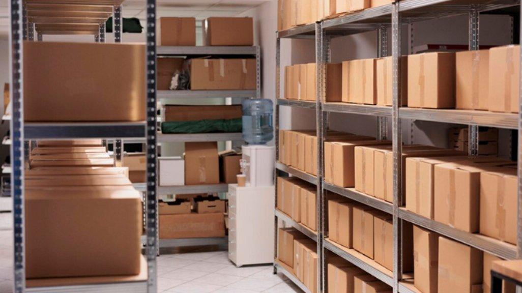 Ilustrasi gudang arsip.