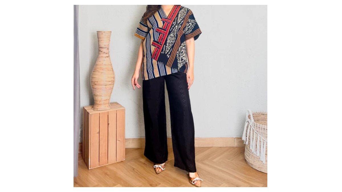 Ilustrasi inspirasi fashion zodiac Sagitarius gaya bohemian