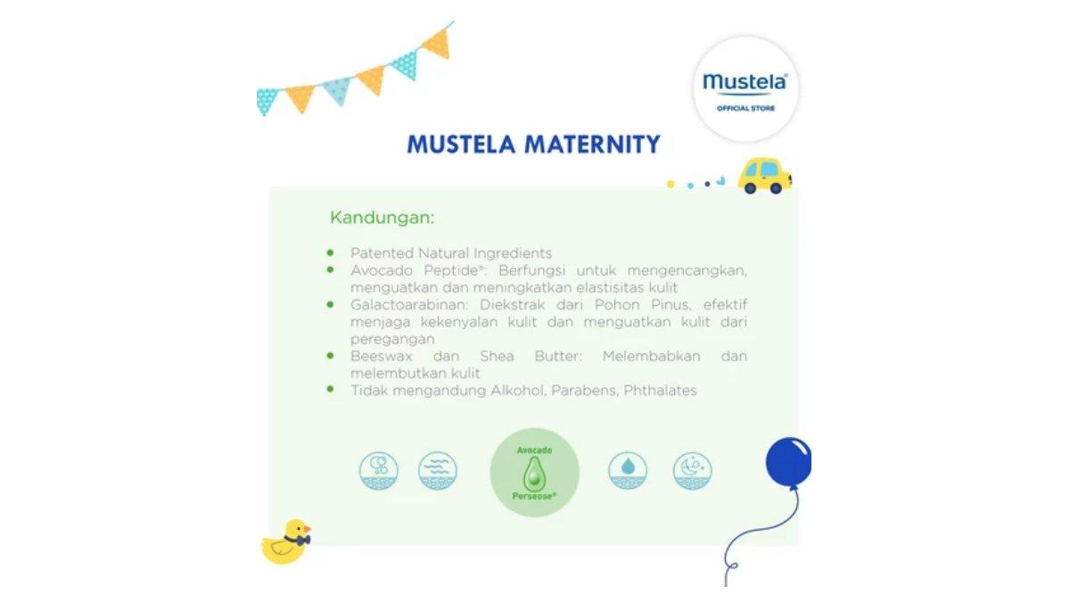 Ilustrasi kandungan dari produk Mustela Stretch Marks Cream