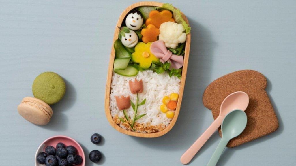 Ilustrasi kotak bekal makan siang.