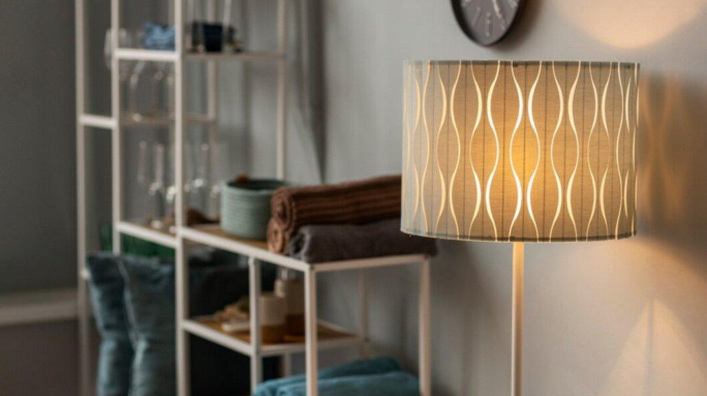 Ilustrasi lampu rumah.