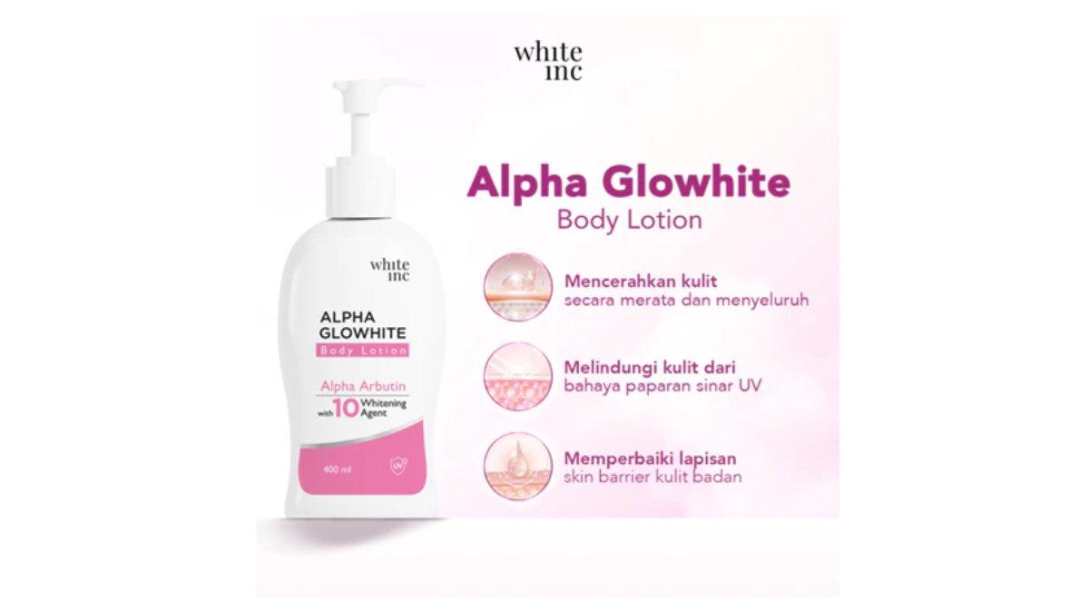 Ilustrasi manfaat glow white body lotion whitening and moisturizing