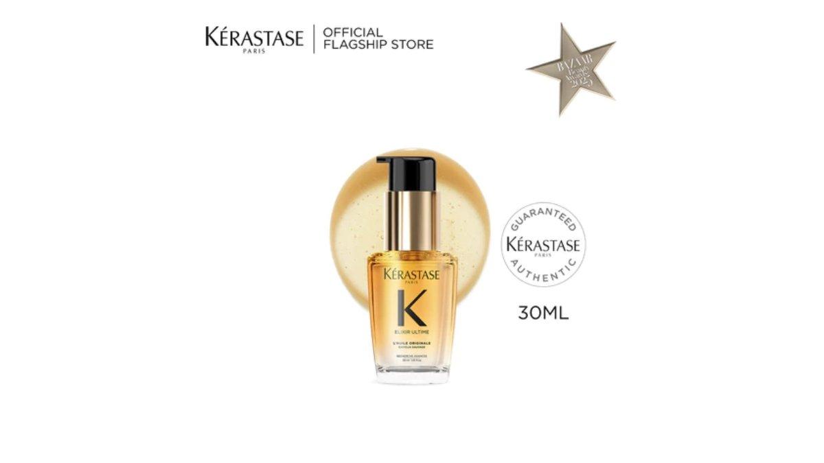 Review Lengkap Kerastase Elixir Ultime Hair Oil untuk Rambut Halus dan ...