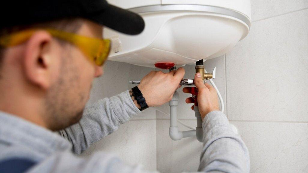 Ilustrasi pemasangan water heater