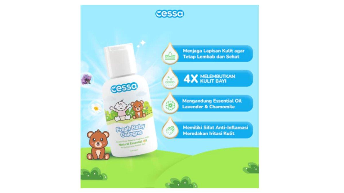 Ilustrasi produk Cessa Fresh Baby Cologne 100 Ml - perfume dan nourishing skin baby