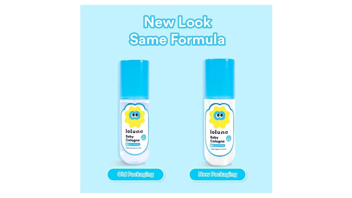 Ilustrasi produk Loluna Baby Cologne yang bikin bayi wangi sepajang hari