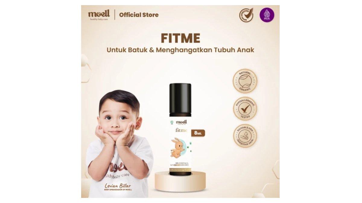 Ilustrasi produk Moell Fitme Natural Essential Oil 8ml, membantu menyegarkan tubuh anak