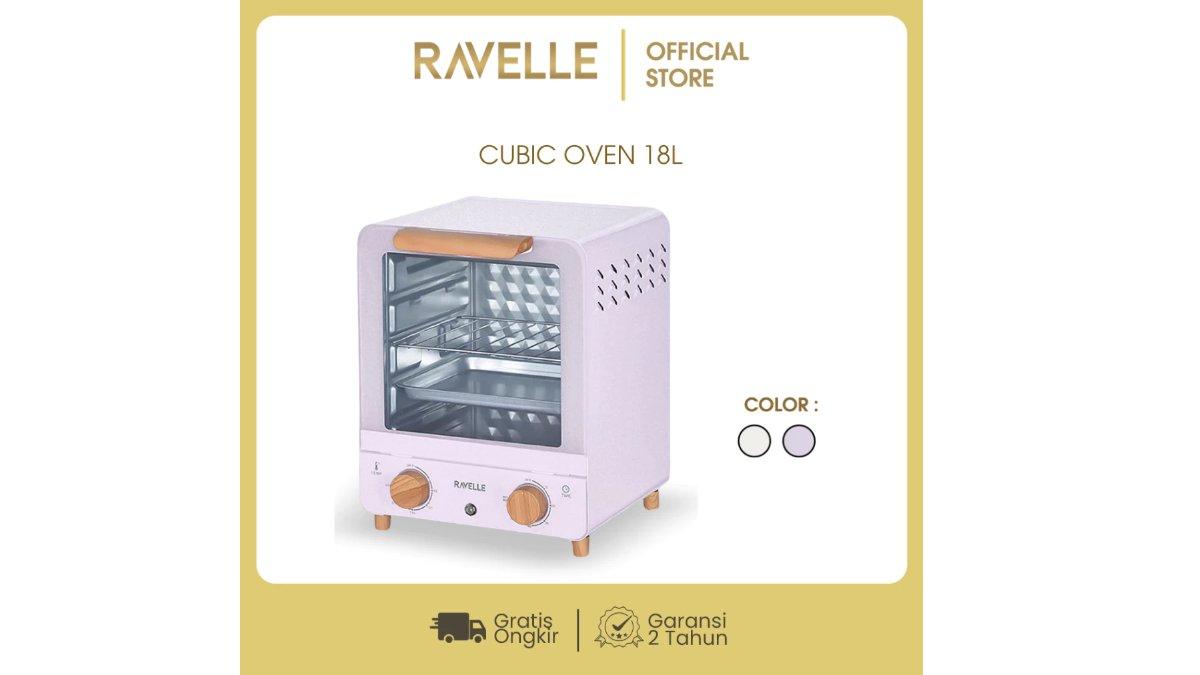 RAVELLE Cubic Oven Listrik Low Watt 18L