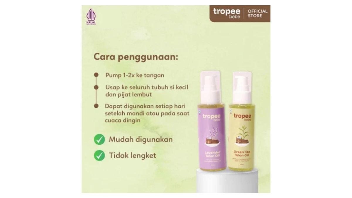 Ilustrasi produk Tropee Bebe Telon Essential Oil - minyak telon aromatic hangat tahan lama