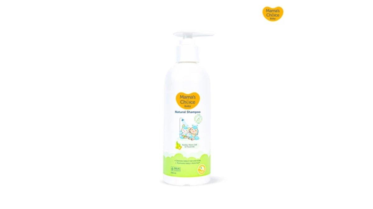 Ilustrasi produk perawatan kepala Mama's Choice Baby Natural Shampoo