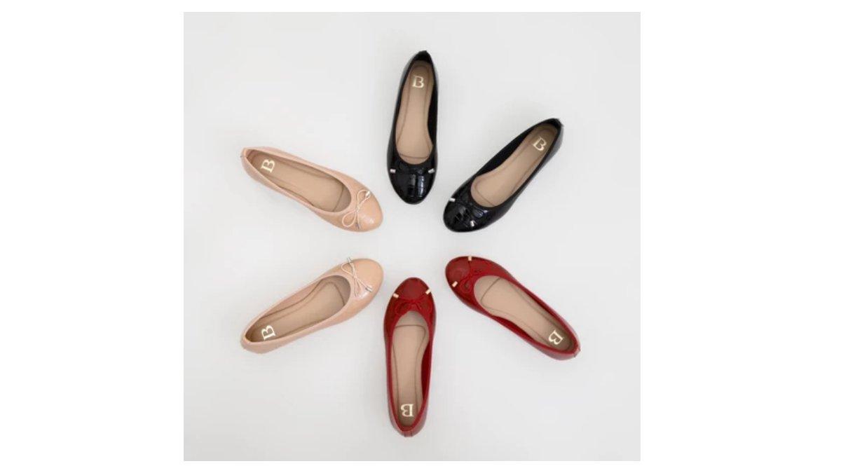 Ilustrasi rekomendasi Berrybenka Flatshoes Sofia Fana Bow yang cantik