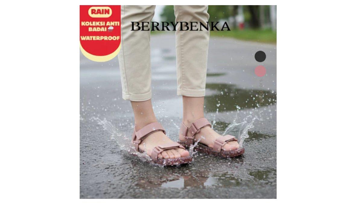 Ilustrasi rekomendasi Berrybenka - Sandal Wanita Sofia Maylera Jelly