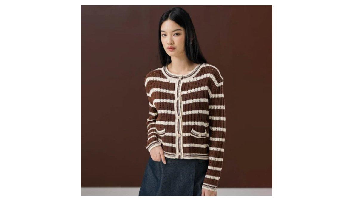 Ilustrasi rekomendasi Cardigan dari brand This Is April - Candice Cardigan