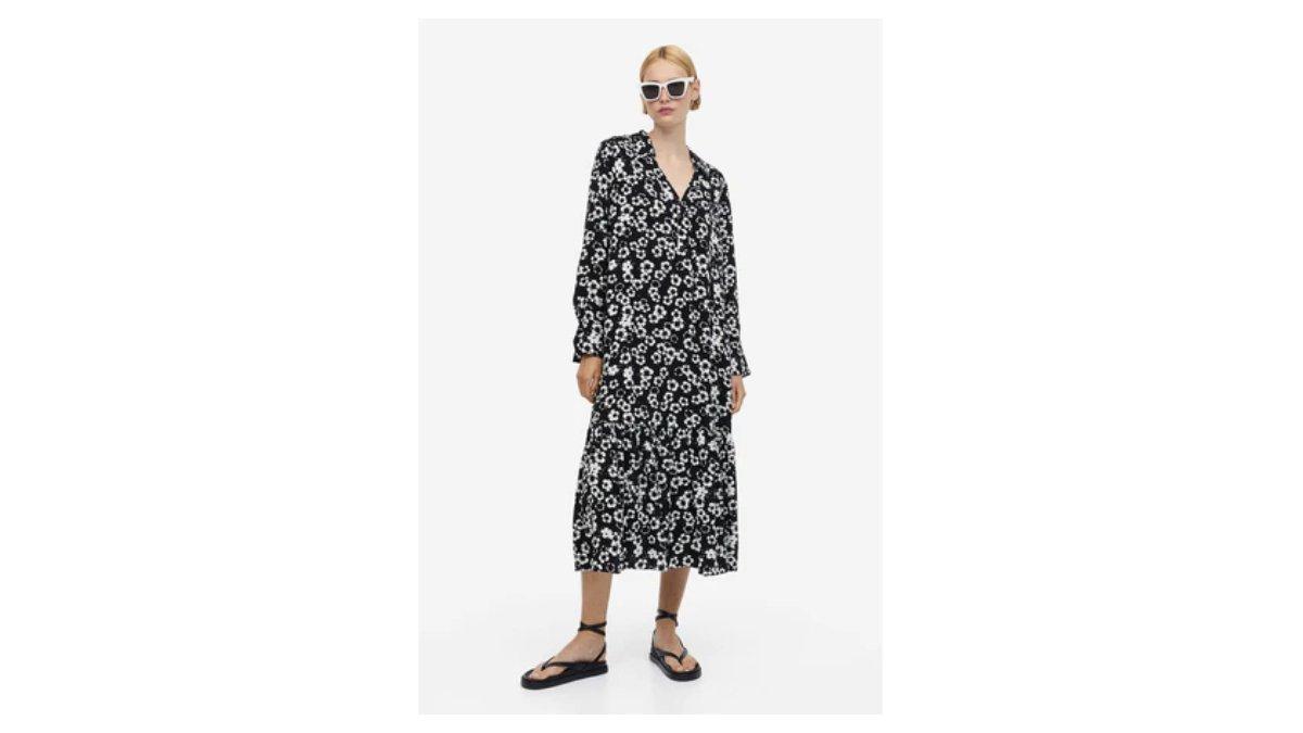 Ilustrasi rekomendasi H&M Wanita Collared Dress