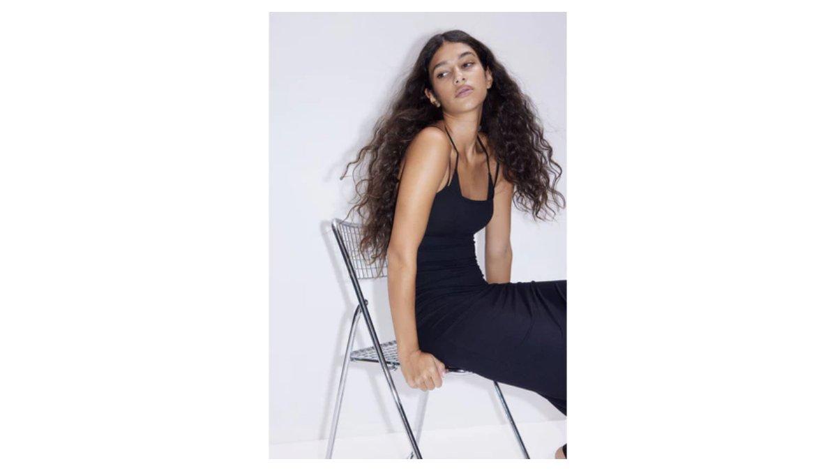 Ilustrasi rekomendasi H&M Wanita Gaun Bodycon Dengan Tali Yang Melilit 1263366