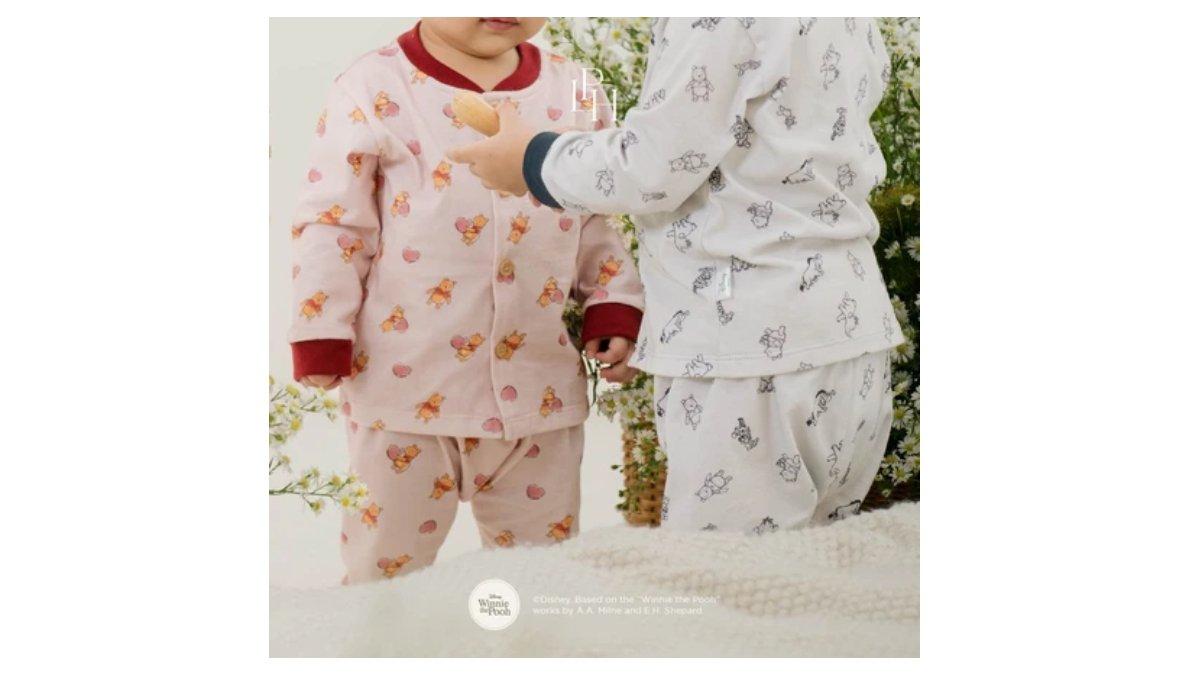 Ilustrasi rekomendasi Little Palmerhaus - Disney Pooh Sweet Things Baby Pajamas